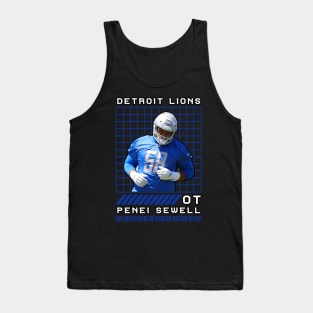 PENEI SEWELL - OT - DETROIT LIONS Tank Top